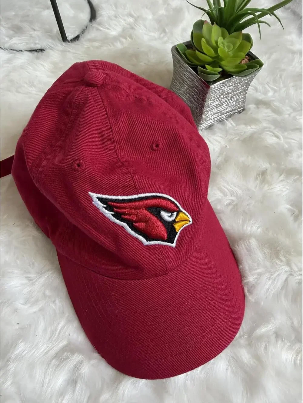 Arizona Cardinals Red Adjustable Baseball Cap Hat